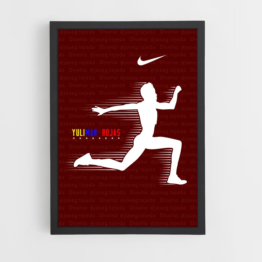 Poster Yulimar rojas fouet – affiche Athlétisme (vue 2)